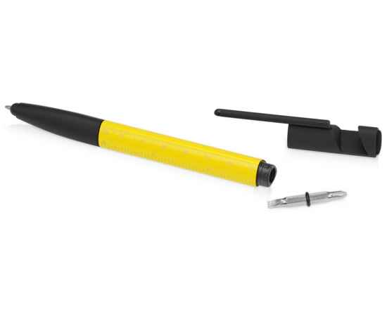 71530.04 Ручка-стилус металлическая шариковая Multy, Цвет: желтый, изображение 7