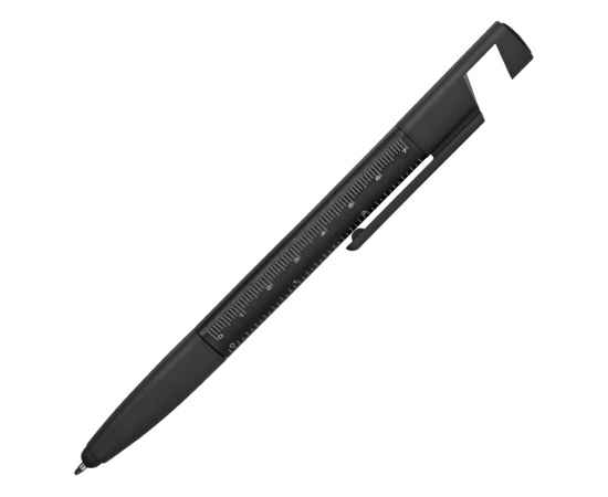 71530.07 Ручка-стилус металлическая шариковая Multy, Цвет: черный, изображение 3