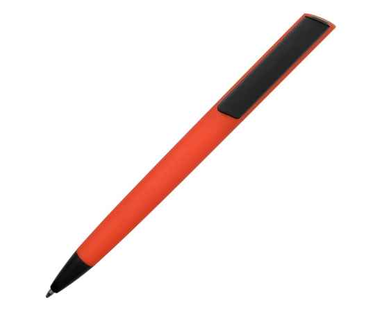 Ручка пластиковая soft-touch шариковая Taper, 16540.01, Цвет: черный,красный, изображение 2