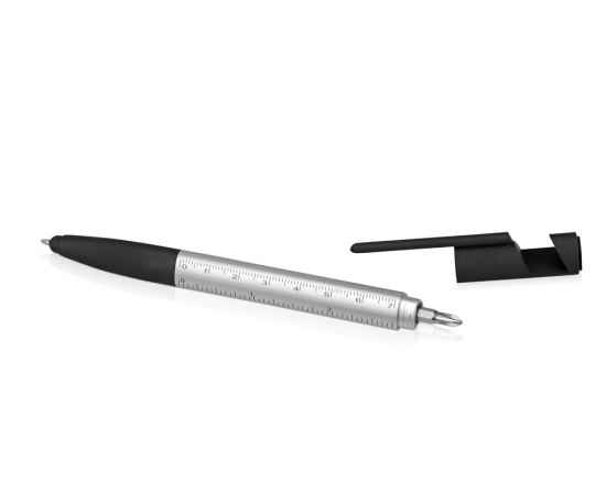 71530.00 Ручка-стилус металлическая шариковая Multy, Цвет: черный,серебристый, изображение 6