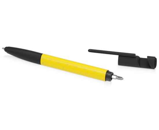 71530.04 Ручка-стилус металлическая шариковая Multy, Цвет: желтый, изображение 6