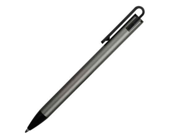 Ручка металлическая шариковая Loop, 11530.12, Цвет: черный,серый, изображение 3