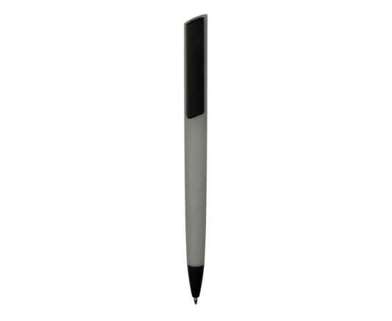 Ручка пластиковая soft-touch шариковая Taper, 16540.17, Цвет: серый,черный, изображение 2