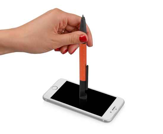 71530.13 Ручка-стилус металлическая шариковая Multy, Цвет: оранжевый, изображение 5