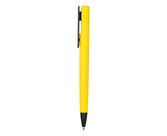 Ручка пластиковая soft-touch шариковая Taper, 16540.04, Цвет: черный,желтый, изображение 3