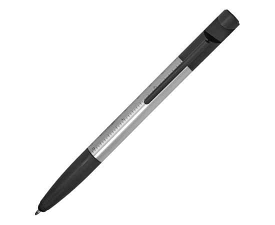 71530.00 Ручка-стилус металлическая шариковая Multy, Цвет: черный,серебристый, изображение 2