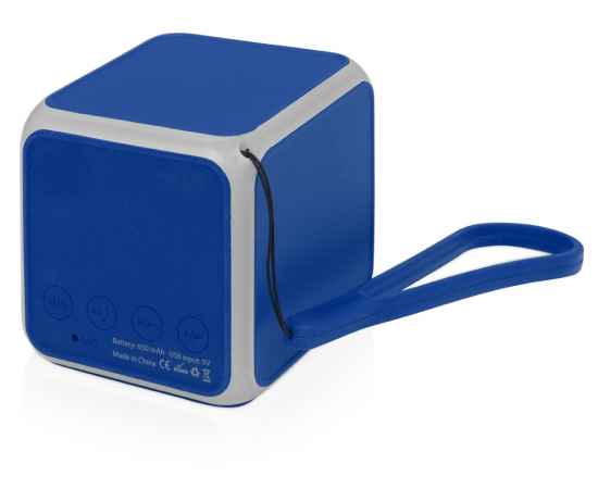 5910802 Портативная колонка Cube с подсветкой, Цвет: синий, изображение 2