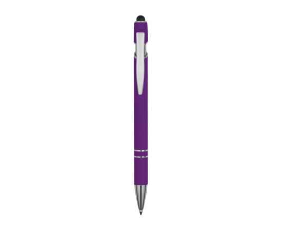 18381.14 Ручка-стилус металлическая шариковая Sway soft-touch, Цвет: фиолетовый, изображение 2