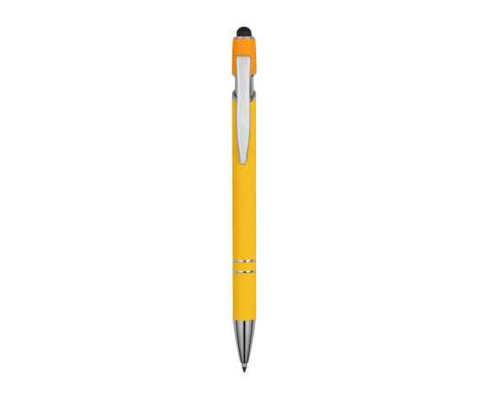 18381.04 Ручка-стилус металлическая шариковая Sway soft-touch, Цвет: желтый,желтый, изображение 2