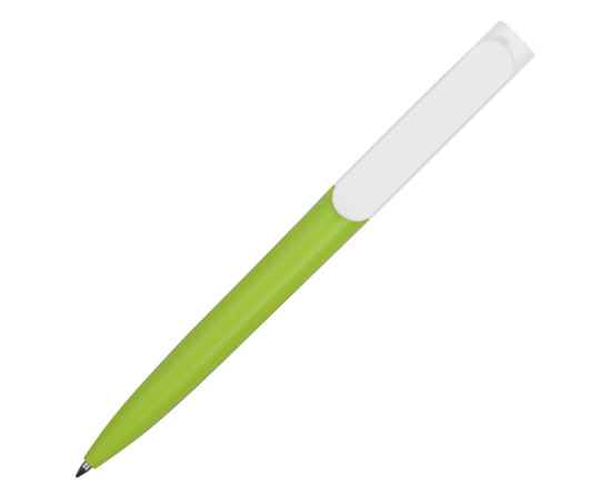 Ручка пластиковая шариковая Umbo BiColor, 13184.19, Цвет: зеленое яблоко,белый, изображение 2