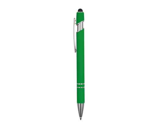 18381.03 Ручка-стилус металлическая шариковая Sway soft-touch, Цвет: зеленый, изображение 3