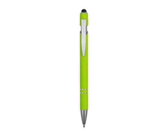 18381.19 Ручка-стилус металлическая шариковая Sway soft-touch, Цвет: зеленое яблоко, изображение 2