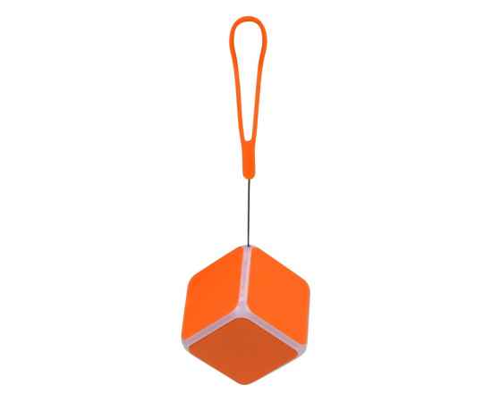 5910808 Портативная колонка Cube с подсветкой, Цвет: оранжевый, изображение 3