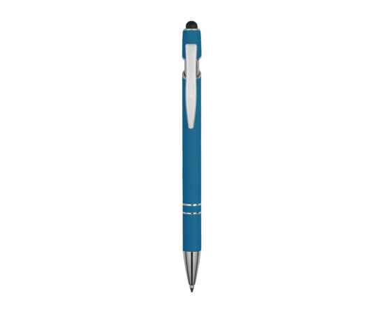 18381.22 Ручка-стилус металлическая шариковая Sway soft-touch, Цвет: синий, изображение 2