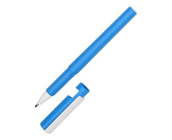 Ручка-подставка пластиковая шариковая трехгранная Nook, 13182.10, Цвет: голубой, изображение 5