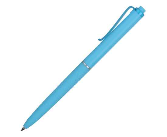 Ручка пластиковая soft-touch шариковая Plane, 13185.10, Цвет: голубой, изображение 3