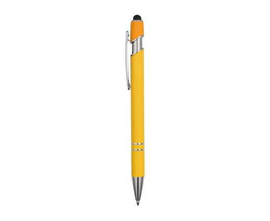 18381.04 Ручка-стилус металлическая шариковая Sway soft-touch, Цвет: желтый,желтый, изображение 3