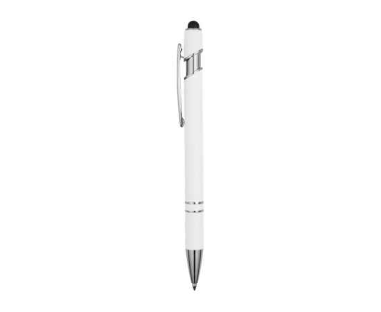 18381.06 Ручка-стилус металлическая шариковая Sway soft-touch, Цвет: белый, изображение 3