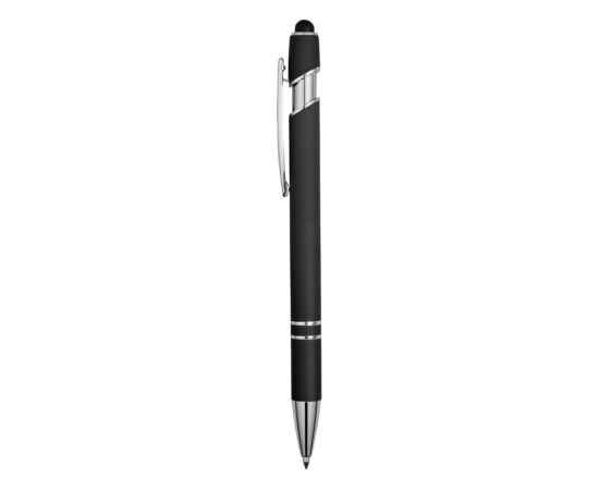18381.07 Ручка-стилус металлическая шариковая Sway soft-touch, Цвет: черный, изображение 3