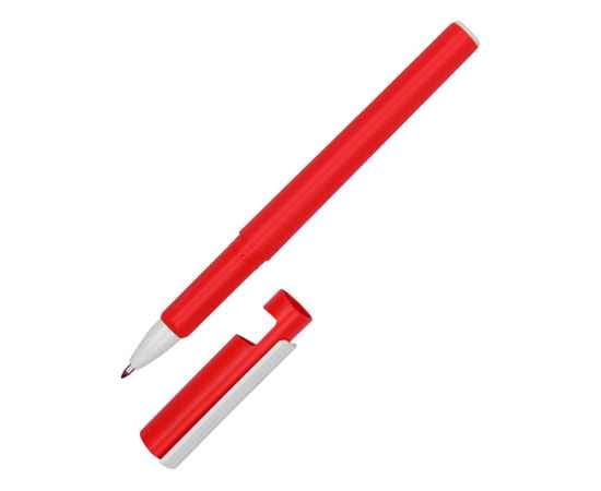 Ручка-подставка пластиковая шариковая трехгранная Nook, 13182.01, Цвет: красный, изображение 5