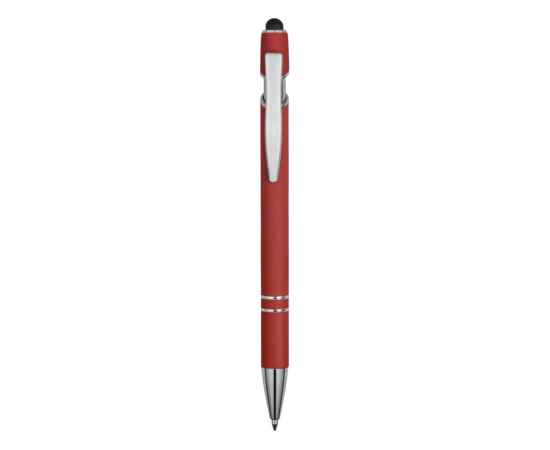 18381.01 Ручка-стилус металлическая шариковая Sway soft-touch, Цвет: красный, изображение 2