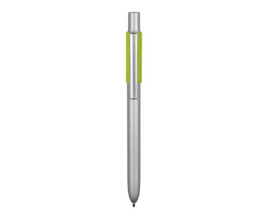 Ручка металлическая шариковая Bobble, 11563.19, Цвет: зеленое яблоко,серый, изображение 2
