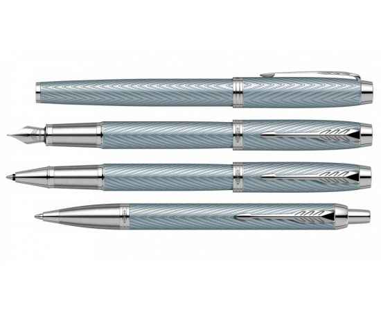 Ручка шариковая Parker IM Premium, 2143645, Цвет: голубой,серебристый, изображение 7