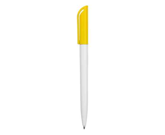Ручка пластиковая шариковая Миллениум Color CLP, 13104.04, Цвет: белый,желтый, изображение 3