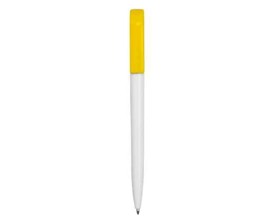 Ручка пластиковая шариковая Миллениум Color CLP, 13104.04, Цвет: белый,желтый, изображение 2