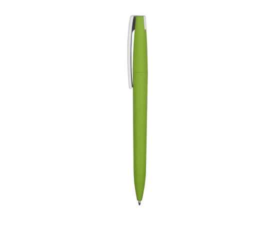 Ручка пластиковая soft-touch шариковая Zorro, 18560.19, Цвет: зеленое яблоко,белый, изображение 3