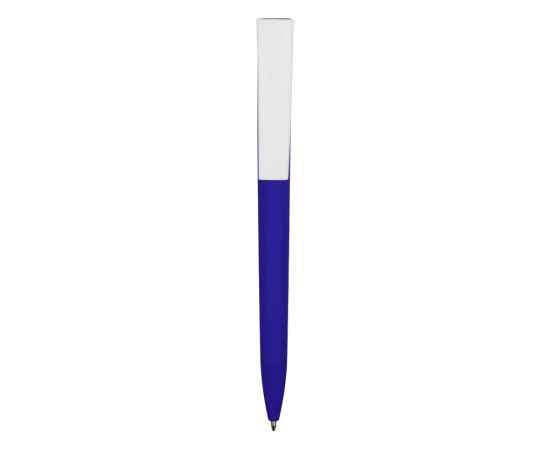 Ручка пластиковая soft-touch шариковая Zorro, 18560.02, Цвет: синий,белый, изображение 2