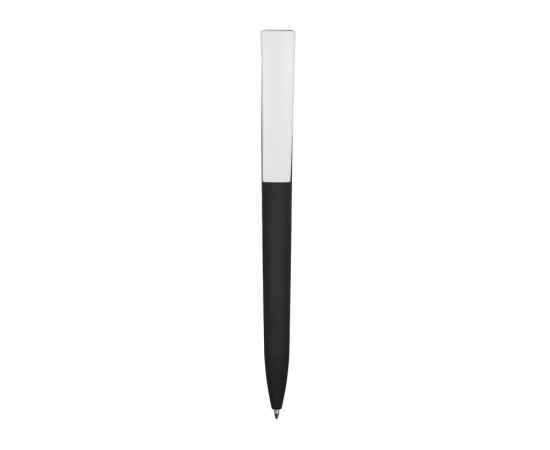 Ручка пластиковая soft-touch шариковая Zorro, 18560.07, Цвет: черный,белый, изображение 2