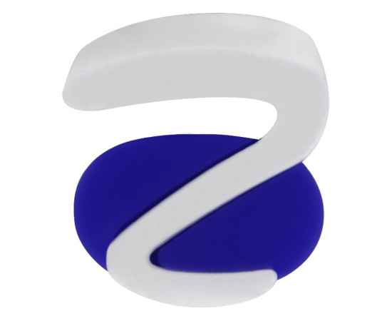 Ручка пластиковая soft-touch шариковая Zorro, 18560.02, Цвет: синий,белый, изображение 6