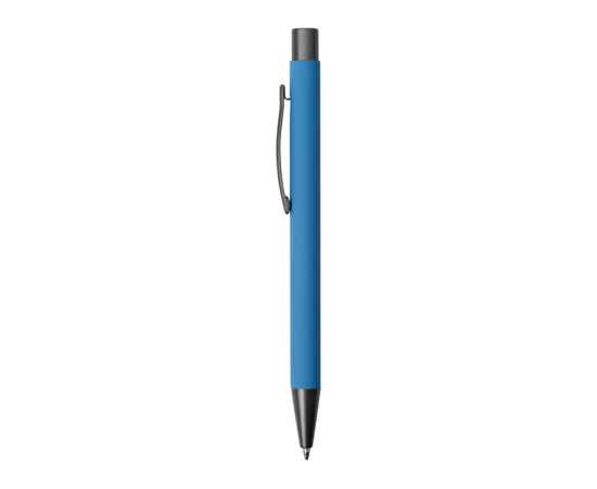 Ручка металлическая soft-touch шариковая Tender, 18341.10, Цвет: голубой,серый, изображение 3