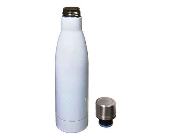 Сияющая вакуумная бутылка Vasa, 10051300, Цвет: серебристый,белый, Объем: 500, изображение 2