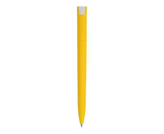 Ручка пластиковая soft-touch шариковая Zorro, 18560.04, Цвет: белый,желтый, изображение 4
