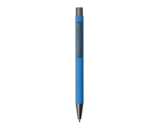 Ручка металлическая soft-touch шариковая Tender, 18341.10, Цвет: голубой,серый, изображение 2