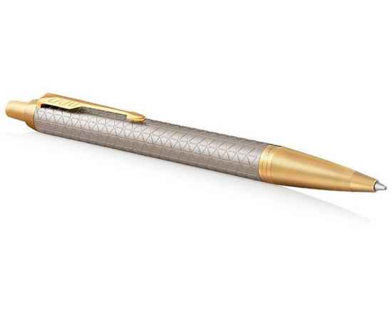Ручка шариковая Parker IM Premium, 1931687, Цвет: серый,золотистый,серебристый, изображение 3