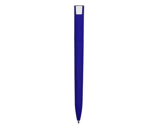 Ручка пластиковая soft-touch шариковая Zorro, 18560.02, Цвет: синий,белый, изображение 4
