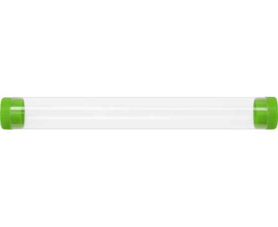 Футляр-туба пластиковый для ручки Tube 2.0, 84560.19, Цвет: зеленое яблоко,прозрачный, изображение 2