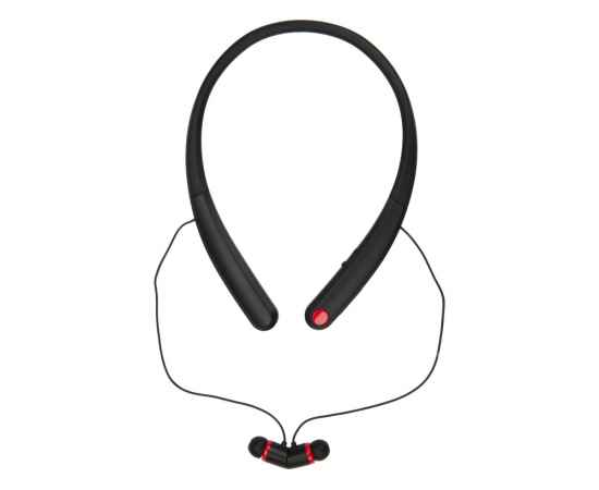 12111701 Беспроводные наушники с микрофоном Soundway, Цвет: черный,красный, изображение 3