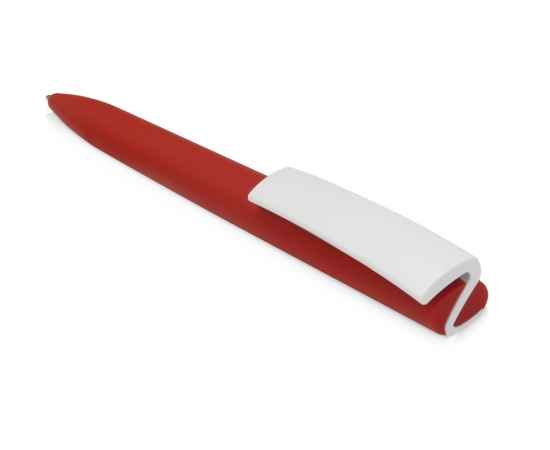 Ручка пластиковая soft-touch шариковая Zorro, 18560.01, Цвет: красный,белый, изображение 5