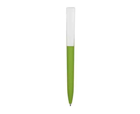 Ручка пластиковая soft-touch шариковая Zorro, 18560.19, Цвет: зеленое яблоко,белый, изображение 2