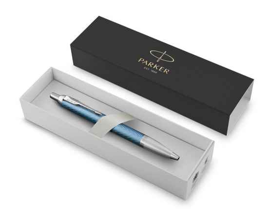 Ручка шариковая Parker IM Premium, 2143645, Цвет: голубой,серебристый, изображение 2