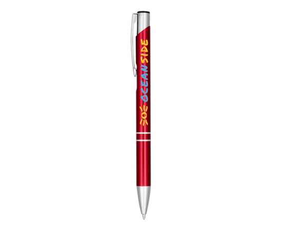 Ручка металлическая шариковая Moneta с анодированным покрытием, синий, 10716305, Цвет: красный, Размер: синий, изображение 2