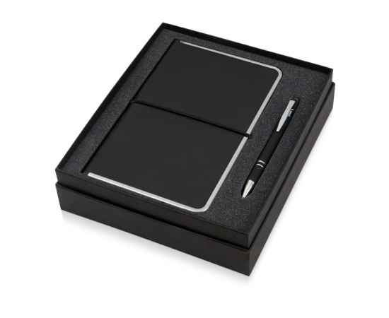Подарочный набор Silver Sway с ручкой и блокнотом А5, 700323.07, Цвет: черный,серебристый, изображение 2