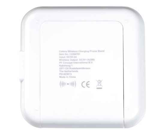 12394701 Беспроводное зарядное устройство-подставка для смартфона Catena, Цвет: белый, изображение 3