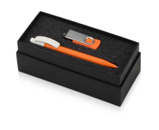 Подарочный набор Uma Memory с ручкой и флешкой, 8Gb, 700337.13, Цвет: оранжевый, Размер: 8Gb, изображение 2