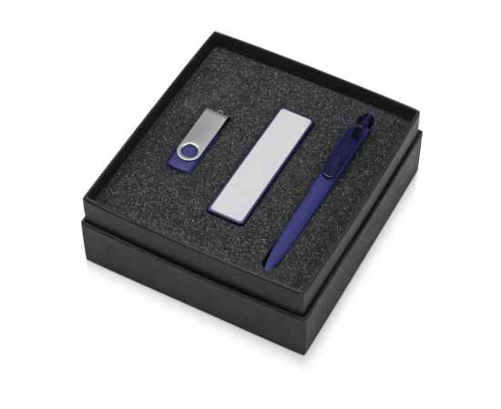 Подарочный набор Space Pro с флешкой, ручкой и зарядным устройством, 8Gb, 700339.02, Цвет: синий,белый, Размер: 8Gb, изображение 2