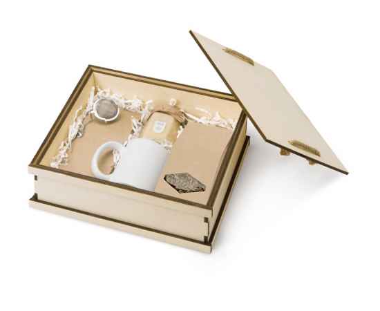 Подарочный набор Tea Duo Deluxe, 700326.06, Цвет: коричневый,белый,натуральный, изображение 2